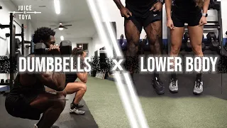 Lower Body Dumbbell Workout: (For At-Home or Gym)