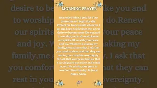 Morning Prayer #prayer #prayerforyou #praisethelord #divinemercy #god #shorts