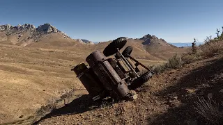 Vintage Trucks and Eerie Cabin at the Nadolia Mine