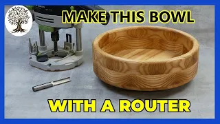 Make This Bowl with a Router and this Easy Jig!