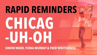 'Chicag-Uh-Oh' Line Dance Rapid Reminder |  Simon Ward, Fiona Murray, Fred Whitehouse