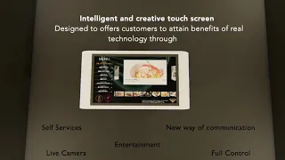 Smart Restaurant Table with Multi touch screen