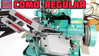 OVERLOCK SEMI-INDUSTRIAL ⭐️ FACA DE CORTE⭐️ COMO REGULAR