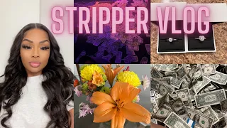Weekly Stripper Vlog- EMOTIONAL Mothers Day, I almost fought her, Work Vibes, Money Count, MS BLUEヅ