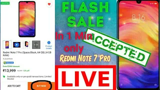 Ghanta Flash Sale || Redmi Note 7 Pro || Live Booking On Flipkart || Ghotala By Xiaomi/Redmi/Mi