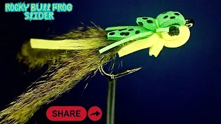 Rocky Bullfrog Slider _Fly Fishing Tutorial for Bass & Trout