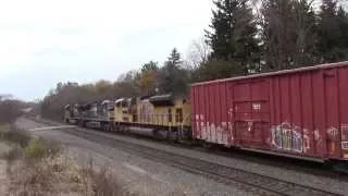 Westbound NS freight near Enon Valley, PA