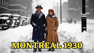 What Life Was Like In 1930s In MONTREAL