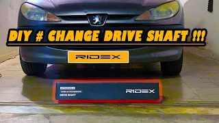 DIY / How To... # Change DRIVE SHAFT Peugeot 206 | 4K | RIDEX