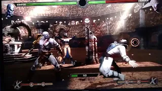 Mortal Kombat 9 Combo for Kratos 73 damage