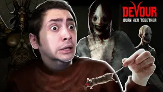 alanzoka jogando Devour com os amigos no mapa novo