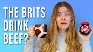 Foreigner tries Bovril for the first time (+ other crazy UK drinks)