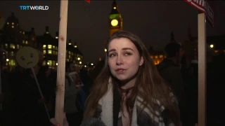 Trump UK Protest: Protests surround Parliament debate on Trump