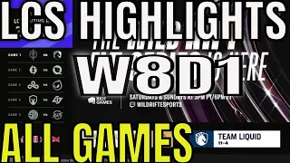 LCS Highlights ALL GAMES W8D1 Spring 2022 | Week 8 Day 1