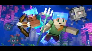 OCEAN MONUMENT - Alex and Steve Life (Minecraft Animation) [official video]