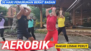 AEROBIK PENURUNAN BERAT BADAN | BANTAI LEMAK PERUT