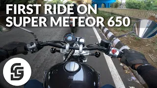 First ride on Super Meteor 650?