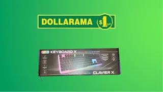 Unboxing a cheap RGB Gaming Dollarama Keyboard!!!