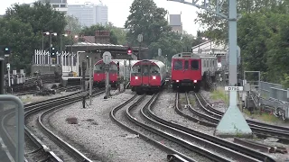 (HD) London Underground A,D,S & 1973 Stock observations - 2/7/12