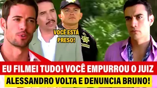 Sortilégio: Alessandro Volta e Mostra Vídeo do Bruno empurrando o Juiz no penhasco e Ferra ele!