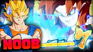 NOOB Tries to ONE SHOT with SSJ4 Gogeta!