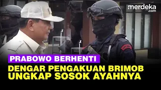 Prabowo Berhenti Dengar Pengakuan Brimob Polri, Terungkap Sosok Ayahnya