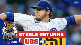 Justin Steele looks great in return but Chicago Cubs can't get win over Padres | CHGO Cubs POSTGAME
