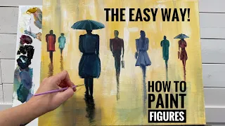 The EASIEST way to Paint FIGURES ~ Step By Step Tutorial