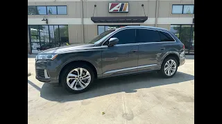 2021 Audi Q7 Premium Plus in Samurai Grey Metallic over Black Leather Interior/ SOLD!!