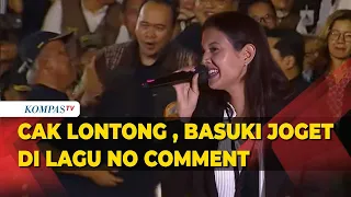 Momen Menteri Basuki-Cak Lontong,  Erick Thohir Joget saat Lagu "No Comment" Terlantun di IKN