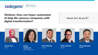 Webinar: The role of hyper-automated AI in transforming life sciences value chain