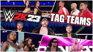 WWE 2K23 All 24 Tag Team Entrances