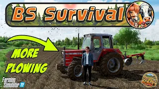 👨‍🌾 B&S CO-OP Survival 👨‍🌾 | EP 5 | More Plowing! | Farming Simulator 22