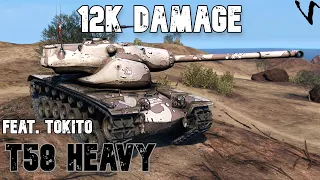 T58 Heavy - 12K Damage: Guest Replay - Tokito: World of Tanks Console