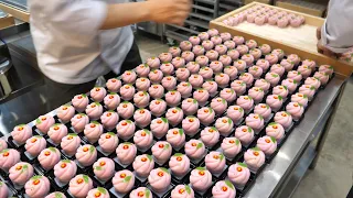 Korea's largest handmade flower cake! a flower cake with 50 years of experience / Korean food