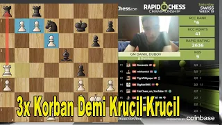 Daniil Dubov : Kena Sihir Tak Berdaya || Rapid Chess Ch Week 21 2022