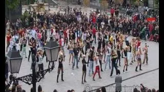 Official Lady Gaga Flashmob Madrid Telephone & Bad Romance (480 Full Screen)