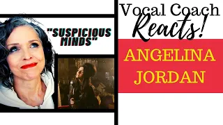 Angelina Jordan - Suspicious Minds (Elvis Presley Cover) VOCAL COACH REACTS & DECONSTRUCTS