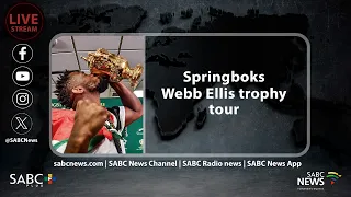 Springboks Victory Tour - Webb Ellis Trophy -  Cape Town