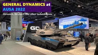 Small tour inside the General Dynamics booth at AUSA 2022