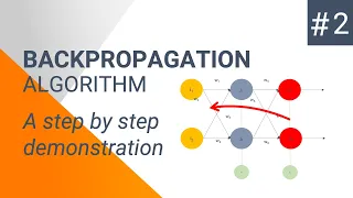 BACKPROPAGATION algorithm. How does a neural network learn ? A step by step demonstration.