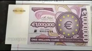 one million euro with certificate