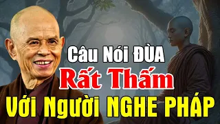 Câu NÓI ĐÙA Rất Thấm Đối Với Những Ai Đang NGHE PHÁP THOẠI Của TS Thích Nhất Hạnh | Thích Nhất Hạnh