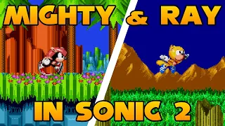 Mighty & Ray in Sonic 2 (ROM hack) - Preview 1