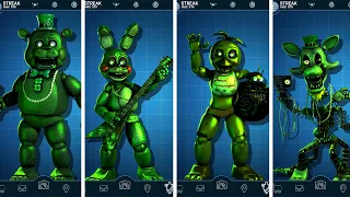 FNAF AR Shamrock Toy Animatronics Jumpscare & Workshop Animations