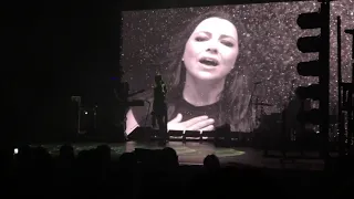 Lindsey Stirling speech + Love Goes On And On feat. Amy Lee - Artemis tour - 12/10/2019 - Belgium