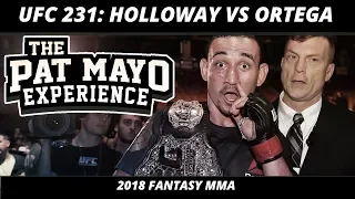 2018 Fantasy MMA: UFC 231 DraftKings Picks — Holloway vs Ortega Fight Previews