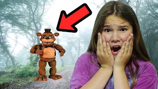 🐻 If You See Freddy Fazbear In The Woods....RUN! He Took Our Golf Cart! 😂