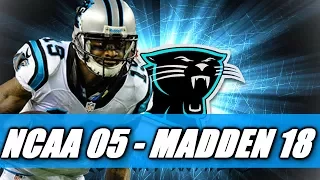 TED GINN JR THROUGH THE YEARS - NCAA FOOTBALL 05 - MADDEN 18