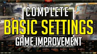 FULL World of Tanks Settings Guide w/TIME STAMP